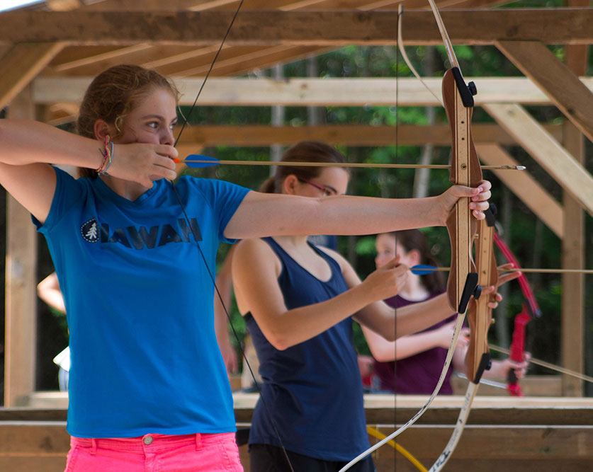 Archery at Iawah Summer Camp